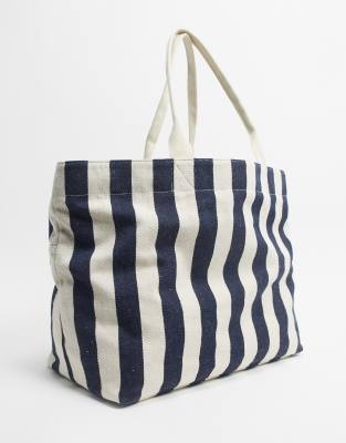 accessorize striped bag