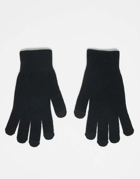 Accessorize super stretch touch gloves in black - view 1