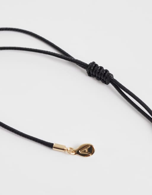 Accessorize – Svart, långt halsband med tofs, 3 av 4