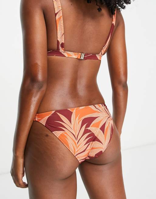 Accessorize – Tanga-Bikinihose mit tropischem Muster , 2 von 4