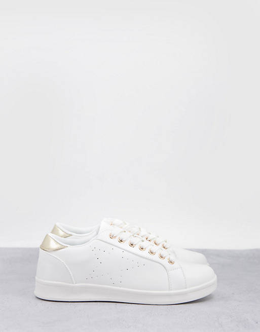 Accessorize trainer with star detail in white