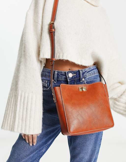 Tan Leather Crossbody Bag - Apatchy London