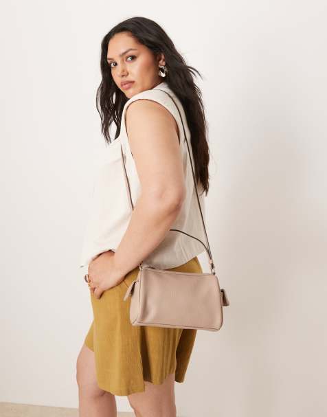Accessorize utility crossbody bag in stone - view 1