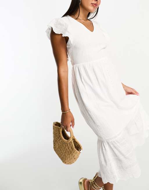 Asos white shop summer dress