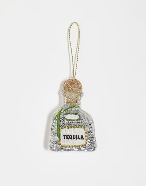 Accessorize – Verzierter Weihnachtsbaumschmuck im silbernen Tequila-Design - view 1