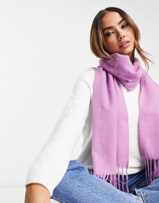 Accessorize Wilton scarf in bubblegum pink  - ASOS Price Checker