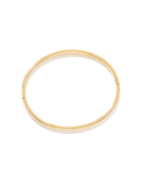 Accessorize - Z - Armband van roestvrij staal verguld met goud met glinstering, 4 van 4