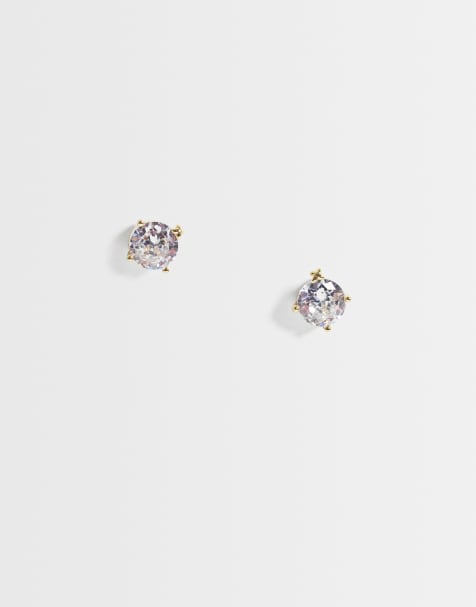 Accessorize - Z - Boucles d'oreilles brillantes en plaqué or 14 carats - view 1