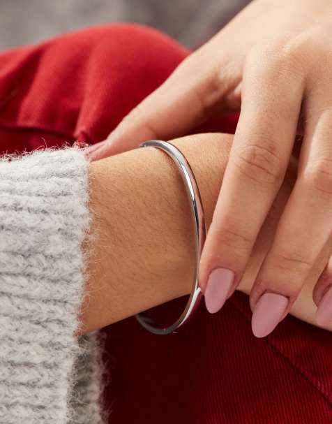 Accessorize - Z - Forsølvet armring i rustfrit stål - view 1