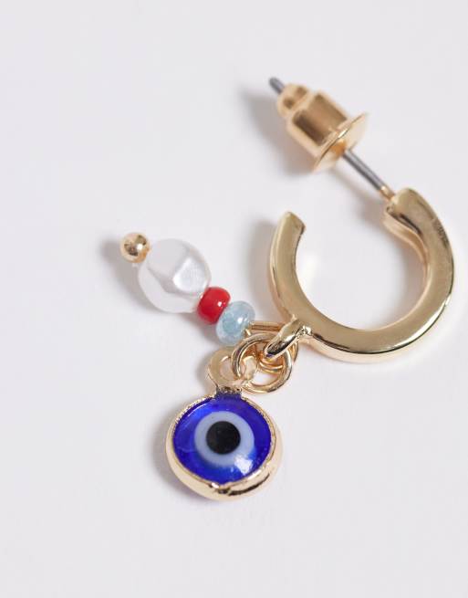Accessorize – Zestaw 3 par kolczyków-kół w kolorze złotym z motywem ryb, 4 z 4