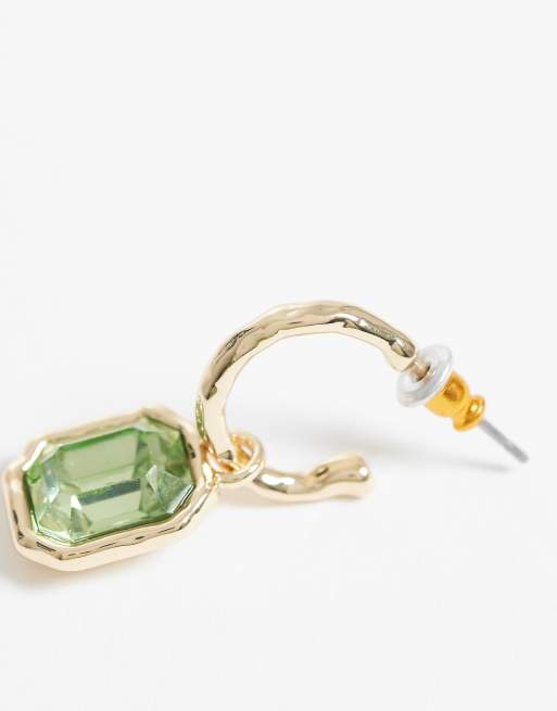 Accessorize – Zestaw 3 par kolczyków-kół z zawieszkami z pastelowymi kryształkami, 3 z 3