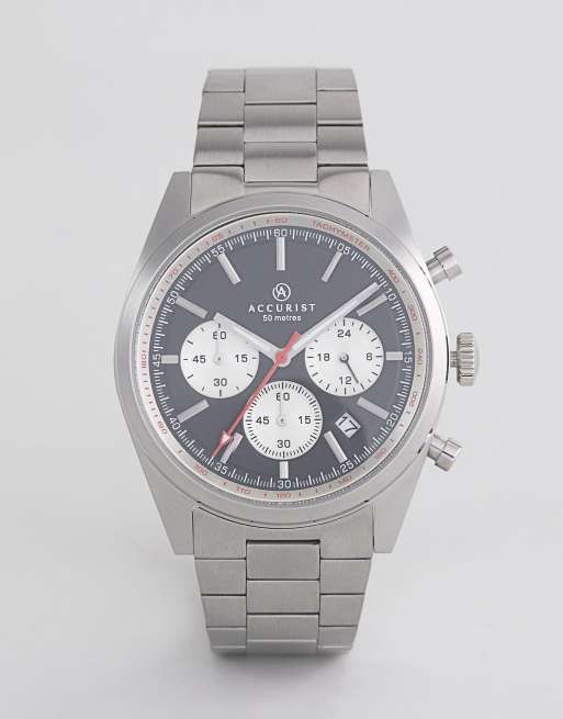Accurist - 7216 - Chronograaf polshorloge in zilver