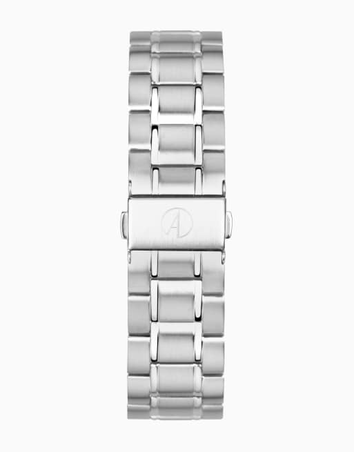 Accurist classic watch in black & silver, 3 of 3