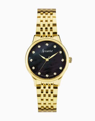 Accurist Dress ladies watch in black