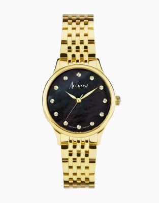 Accurist Dress ladies watch in black