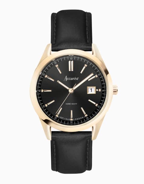 Accurist Everyday gents watch in black - view 1
