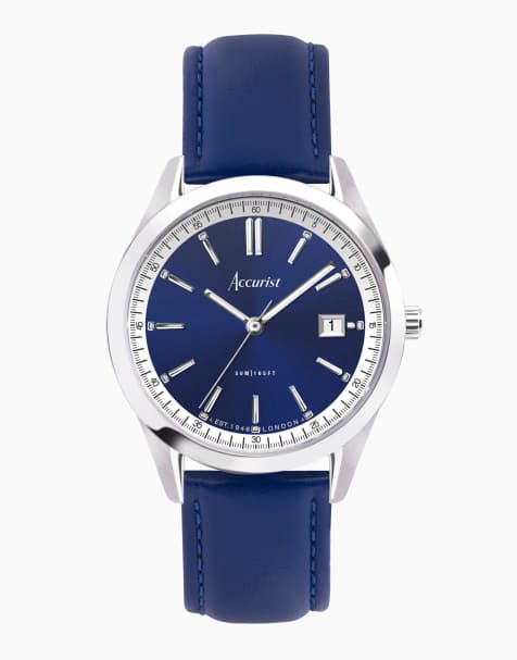 Accurist Everyday gents watch in blue - view 1