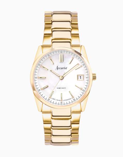 Accurist Everyday ladies watch in gold - view 1