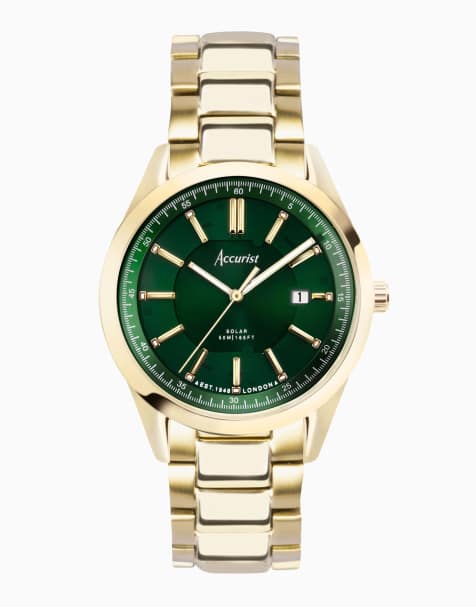 Accurist Everyday solar watch in green - view 1