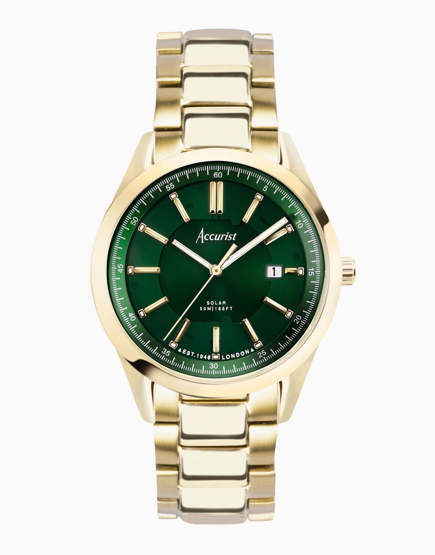 Accurist Everyday solar watch in green