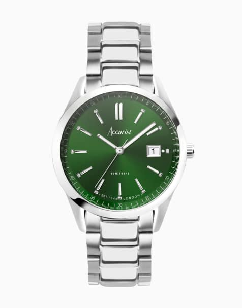 Accurist Everyday unisex watch in green - view 1