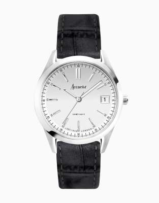 asos Accurist Everyday unisex watch in silver
