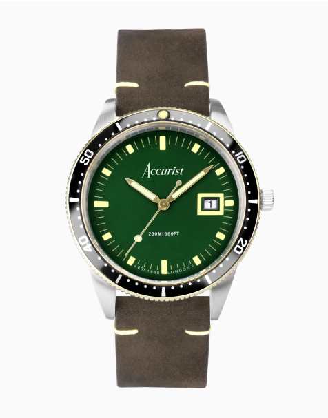 Accurist Gents dive watch in two tone - view 1