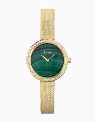 Accurist Jewellery ladies watch in green