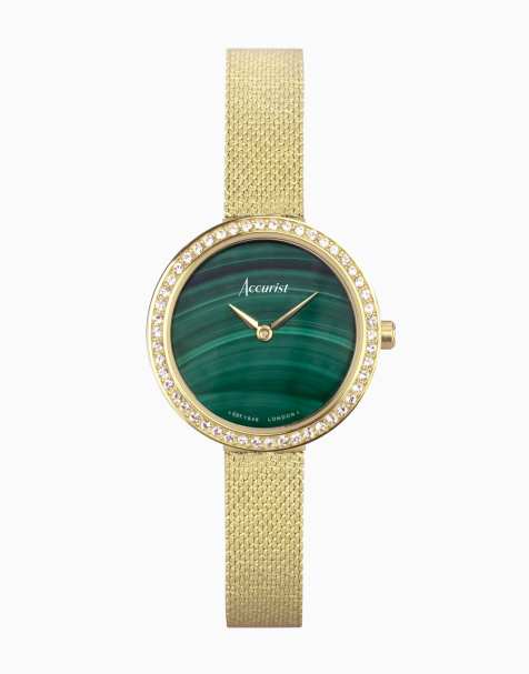 Accurist Jewellery ladies watch in green - view 1