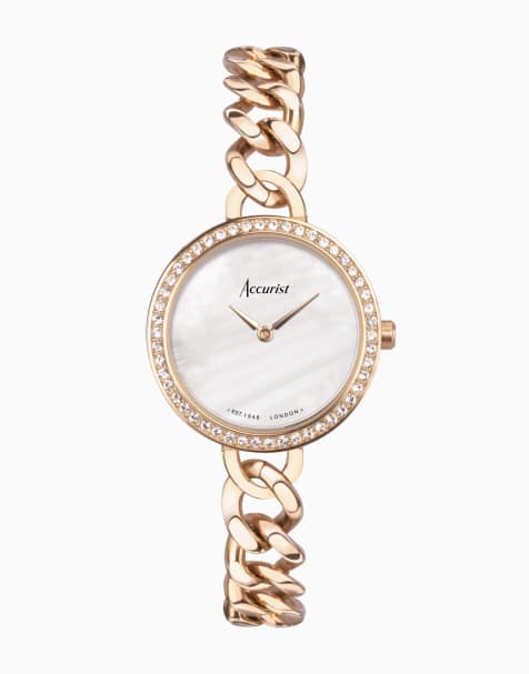 Accurist Jewellery ladies watch in white - view 1