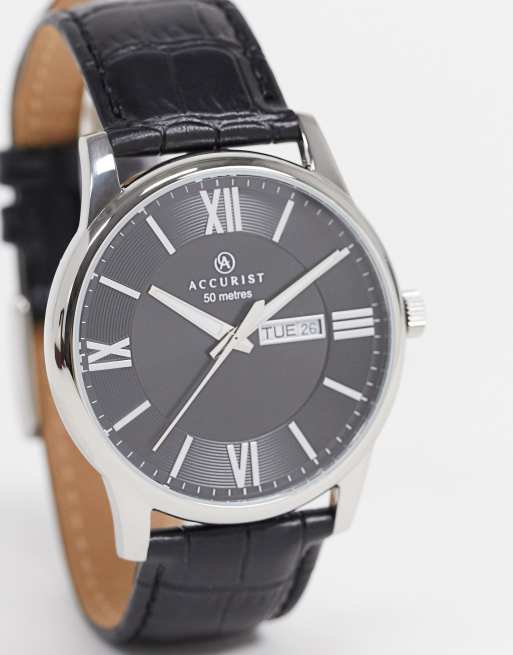 Accurist Leather Strap Watch