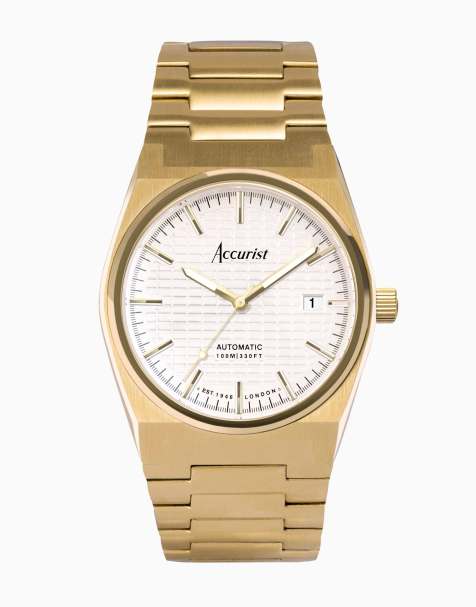Accurist Origin gents automatic watch in gold - view 1