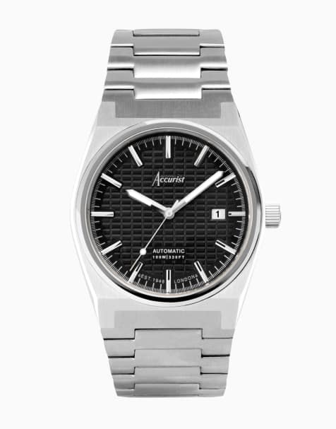 Accurist Origin gents automatic watch in silver - view 1