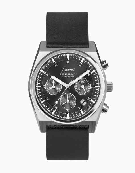 Accurist Origin gents watch in black - view 1