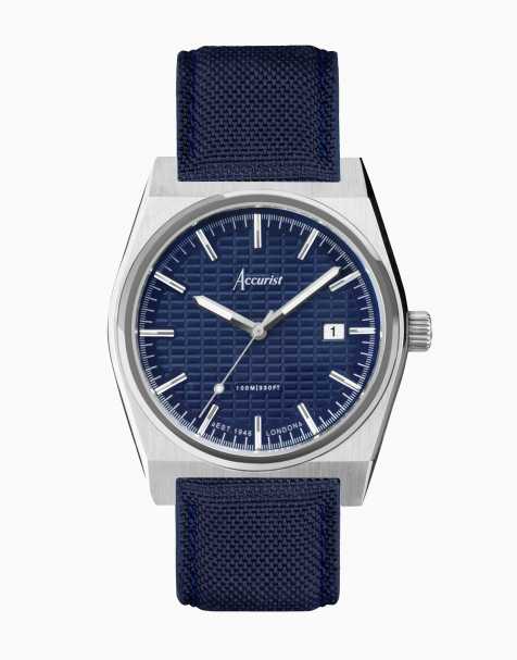 Accurist Origin gents watch in blue - view 1
