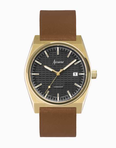 Accurist Origin gents watch in gold - view 1