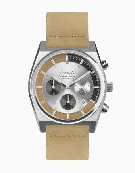 Accurist Origin gents watch in silver - view 1