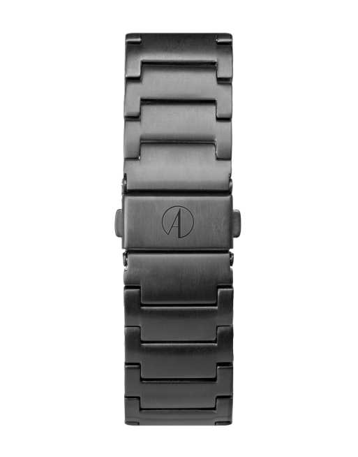 Accurist Origin Stainless Steel Bracelet Chronograph 41mm Watch in black, 3 of 4