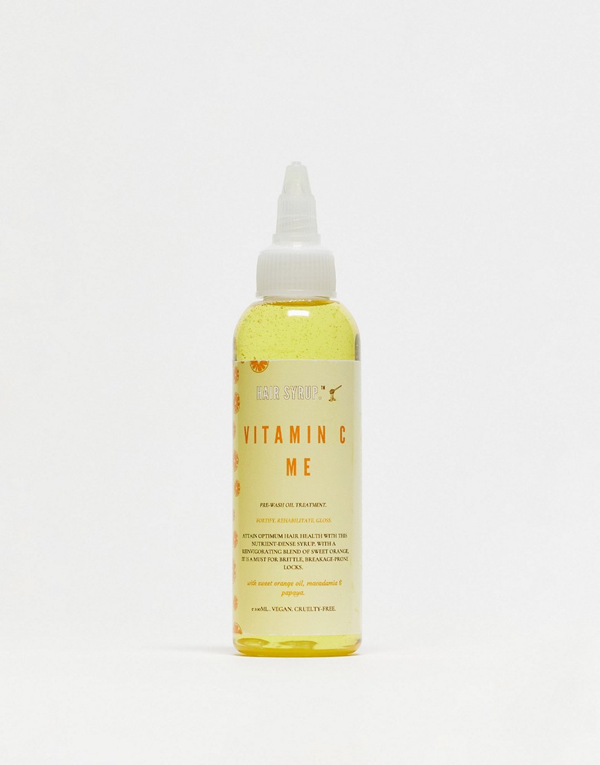 aceite capilar prelavado fortalecedor vitamin c de 100 ml de hair syrup-sin color