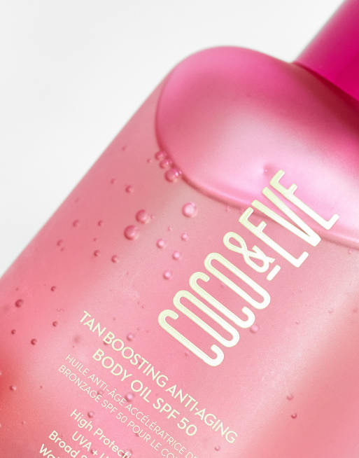 Aceite corporal antiedad para potenciar el bronceado con FPS 50 de 150 ml de Coco & Eve, 4 de 4