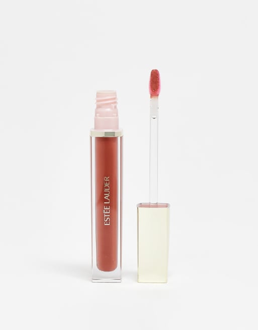 Aceite labial Glossy Pout de Estee Lauder: Tono Maple Syrup, 2 de 4