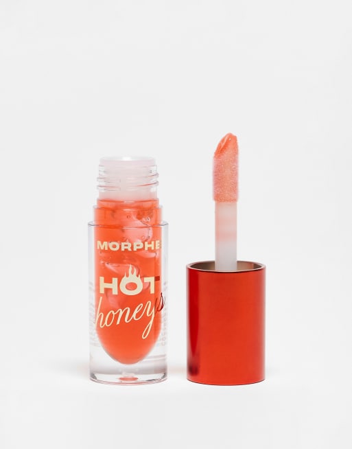 Aceite labial voluminizador Hot Honey's de Morphe: Tono Heat Swarm, 4 de 5