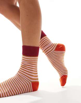 Acessorize - Bunt gestreifte Socken