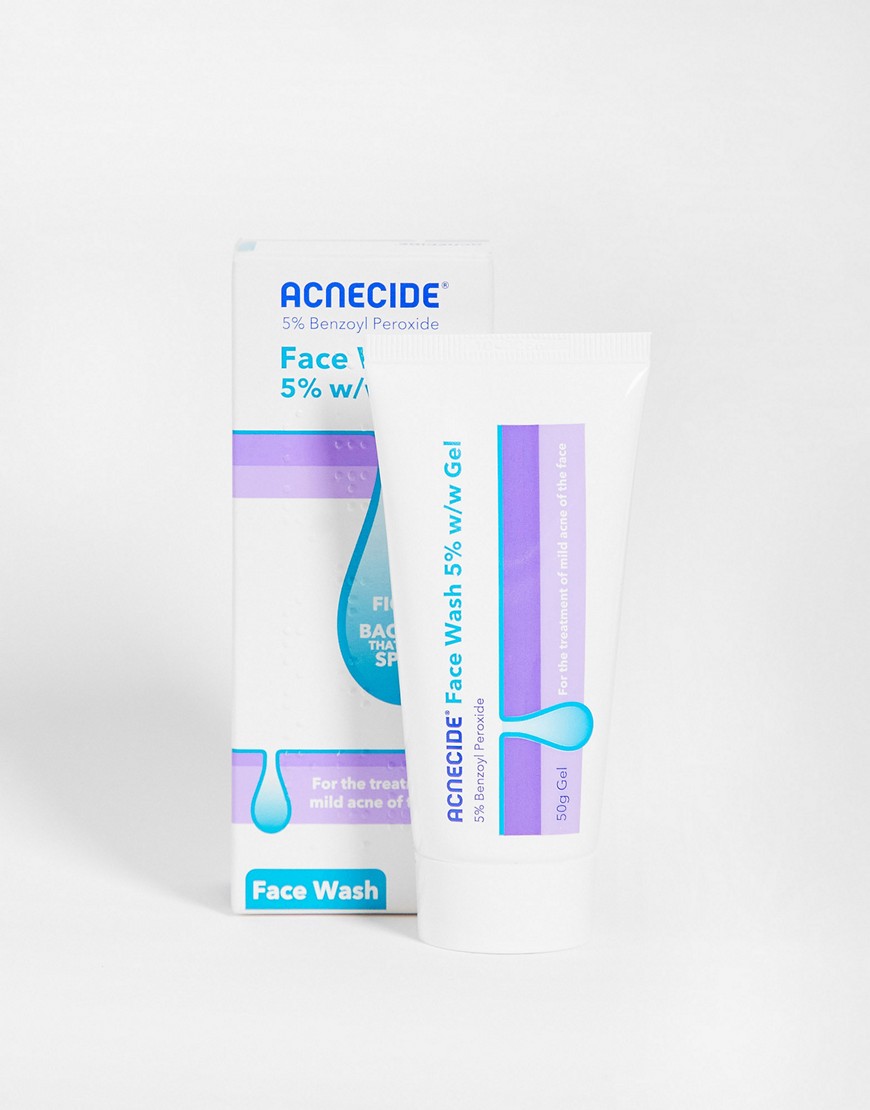 Acnecide Face Wash Treatment with Benzoyl Peroxide 50g-Clear