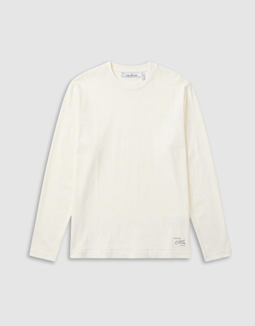 A.Collective camiseta de manga larga con bordado en beige, 6 de 9