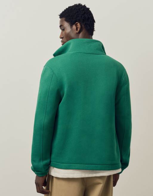 A.Collective chaqueta de chándal gruesa con cremallera completa en verde, 3 de 9