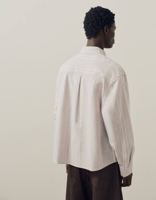 A.Collective chemise Oxford à rayures rose, 4 de 9