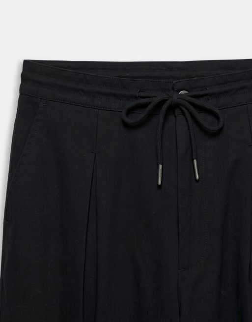 A.Collective chino a piega a cannoncino neri, 9 di 9