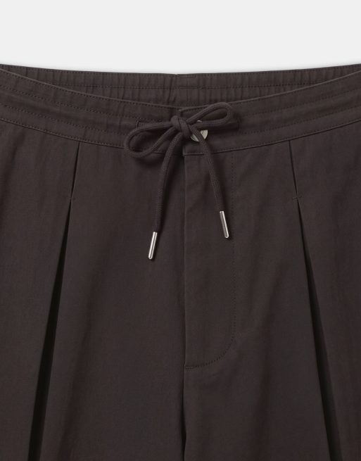 A.Collective chino con piega a cannoncino marroni, 8 di 9