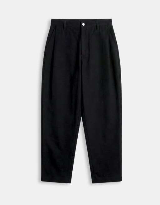 A.Collective chinos barrel de pernera en negro, 6 de 9